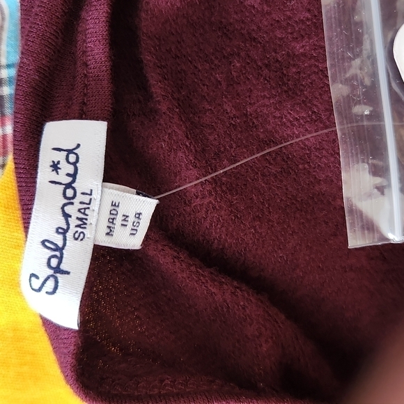 Splendid Burgandy Midi Dress - Picture 7 of 8